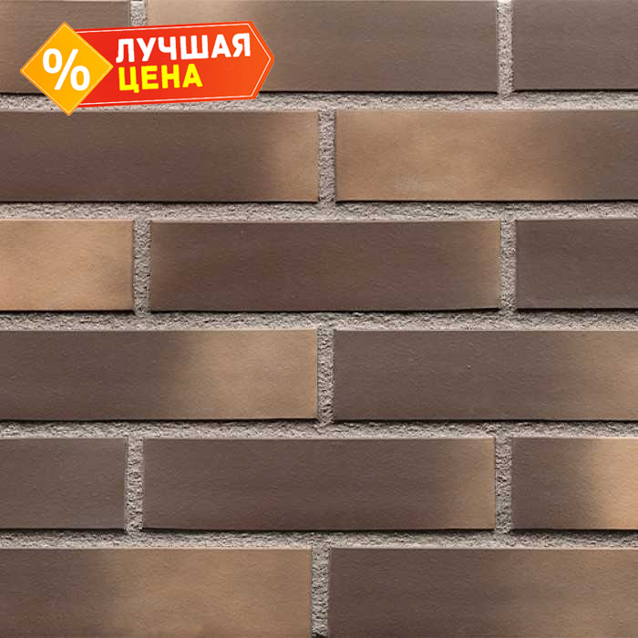 Клинкерная облицовочная плитка King Klinker Dream House для НФС, 13 Golden autumn, 240*71*17 мм