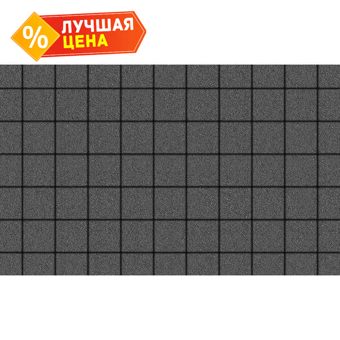 Плитка тротуарная Квадрат (ЛА-Линия) Б.3.К.6 гранит серый 100x100x60 мм