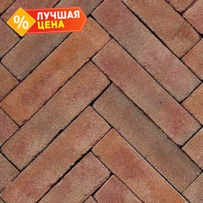Клинкерная брусчатка Penter Ravenna tumbled, 200x50x85 мм