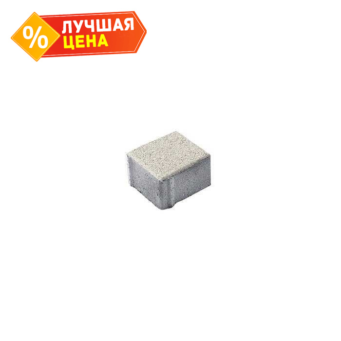 Плитка тротуарная Квадрат (ЛА-Линия) Б.2.К.6 Гранит белый 200x200x60 мм
