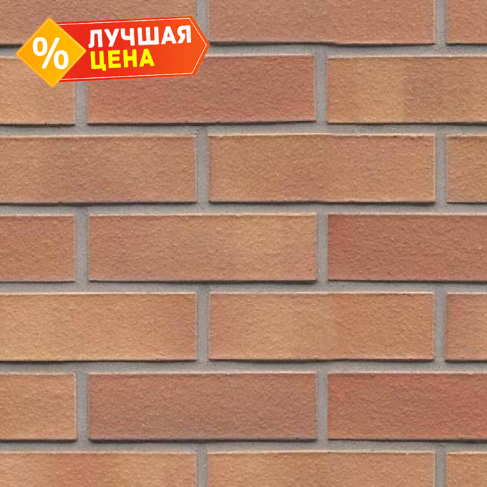 Кирпич клинкерный Muhr 07 Herbstlaub Wasserstrich, 240х52х52 мм