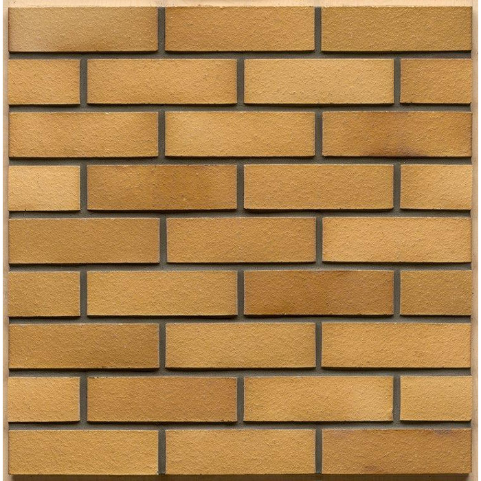 Кирпич клинкерный Muhr 01 EG Niederlausitzer Gelb Edelglanz Wasserstrich, 240х115х52 мм