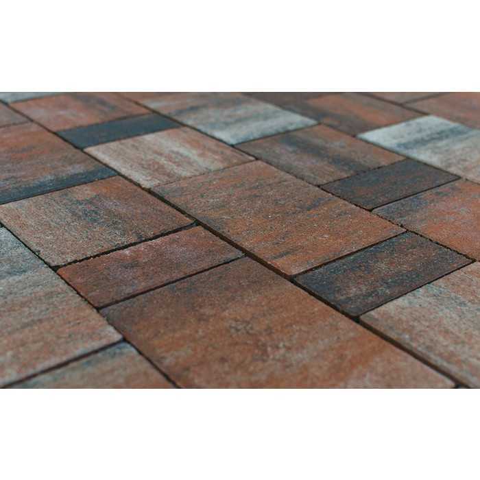 Плитка тротуарная BRAER Старый город Ландxаус Color Mix Койот, толщина 60 мм